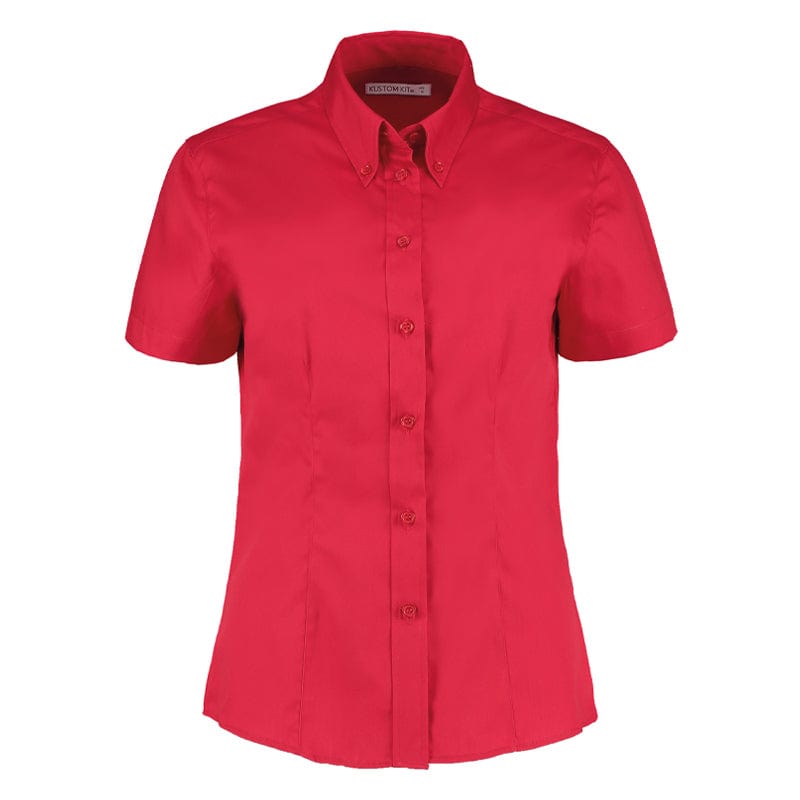 red smart ladies corporate wear kk701