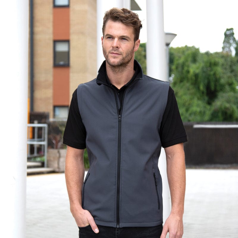 result printable softshell bodywarmer r232m