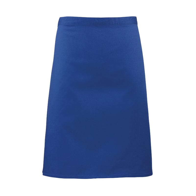 royal blue bar worker half apron