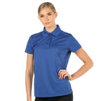 royal blue crease resistant polo shirt