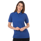 royal blue ladies polo shirt kk703