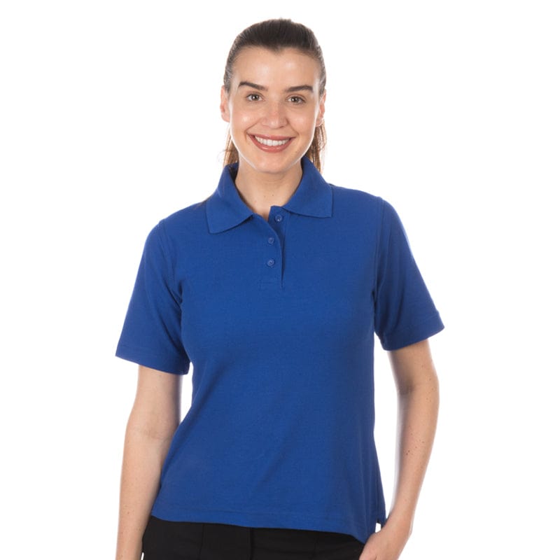 royal blue ladies polo shirt uc106