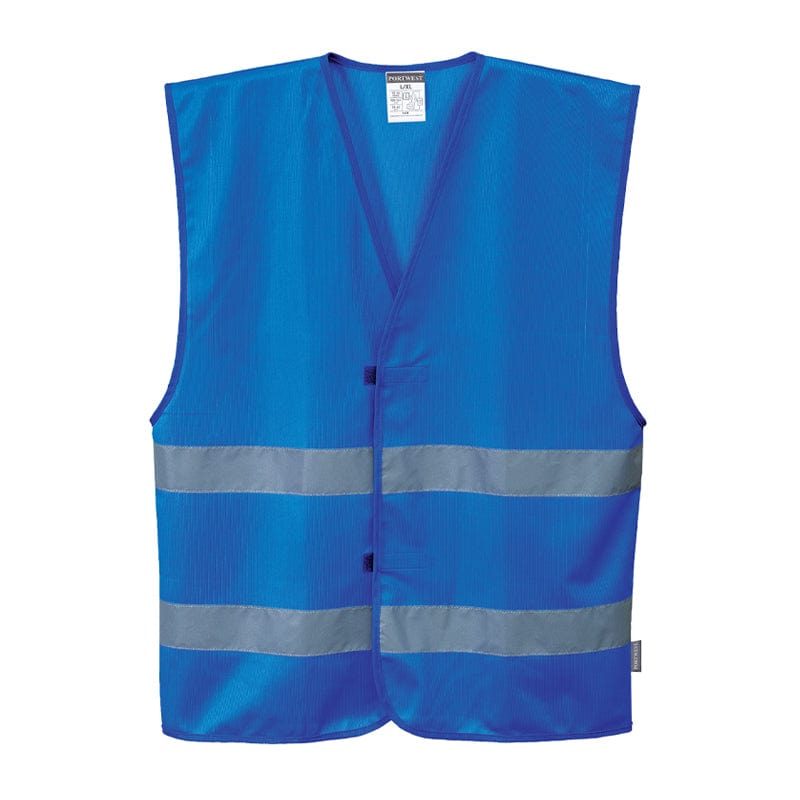 royal blue portwest safety vest