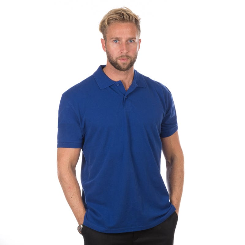 royal blue russell classic cotton polo