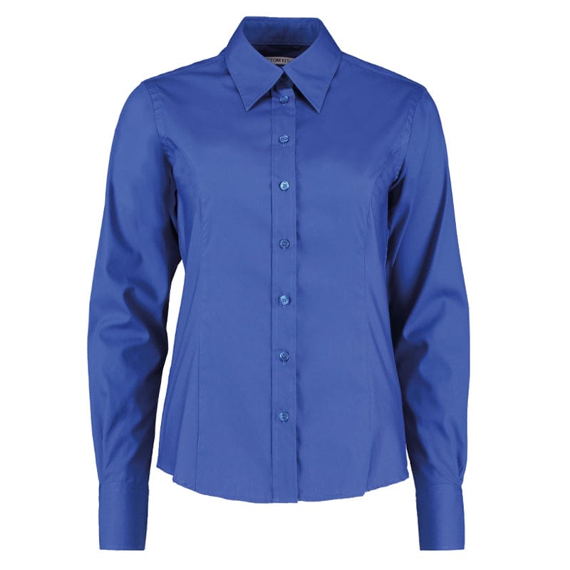 royal blue womens corporate blouse kk702
