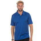 royal blue workout breathable polo