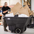 rubbermaid tilt truck