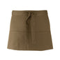 sage short style bar apron