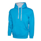 sapphire heather grey uneek uc507 hoodie