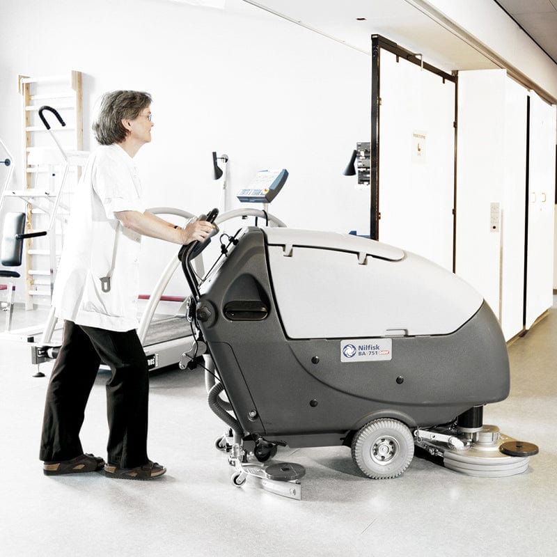 silent scrubber dryer machine