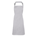 silver full bib apron
