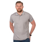 silver premier pique polo pr615