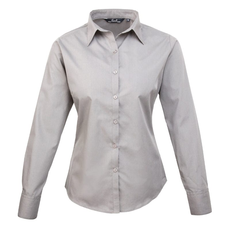 silver womens blouse