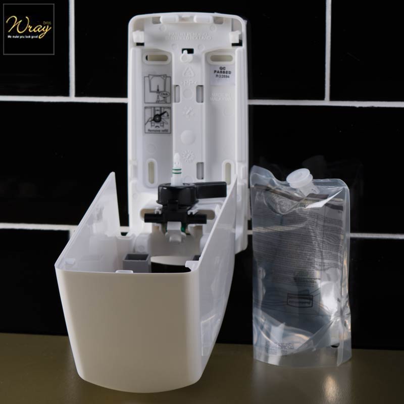 skin sanitiser soap dispenser