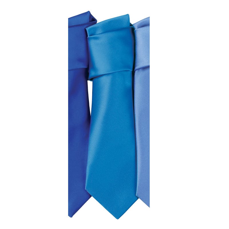 sky blue satin tie pr750