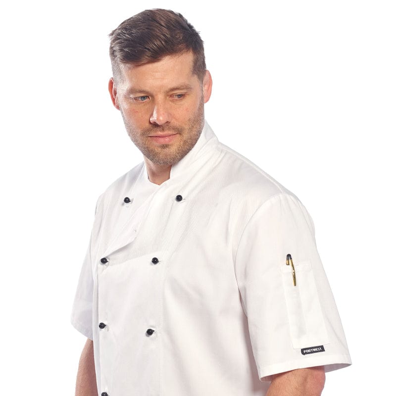sleeve pen pocket portwest jacket