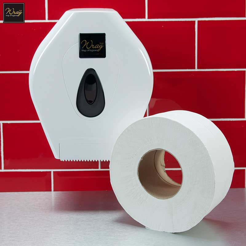 small washroom toilet roll dispenser