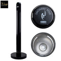 smoking ashtray pole bin