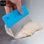 stainless steel dough scraper