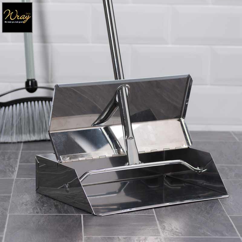stainless steel lobby dustpan