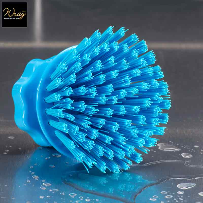 stiff brushes round brush head