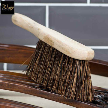 stiff wooden bannister brush
