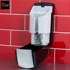 stylish black chrome dispenser