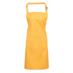 sunflower bib apron with pocket