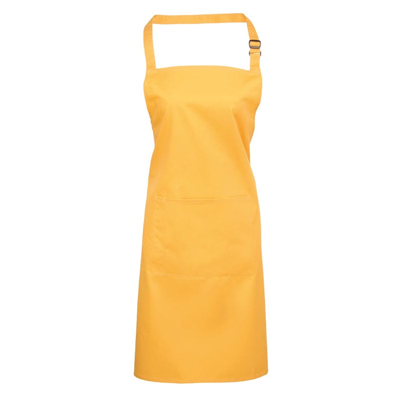 sunflower bib apron with pocket