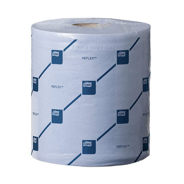 Tork Reflex Wiping Paper Plus 150M x6 Blue 2ply