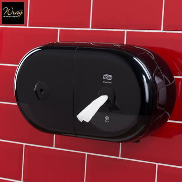 tork smartone twin mini toilet roll dispenser black