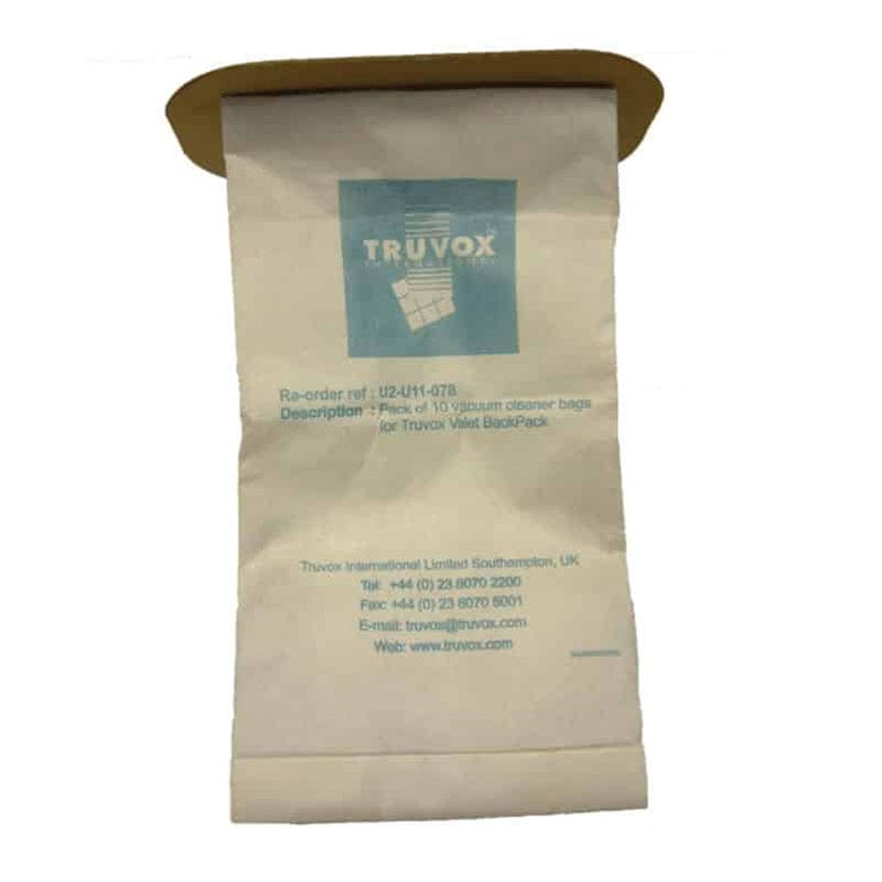 truvox valet paper vacuum bags