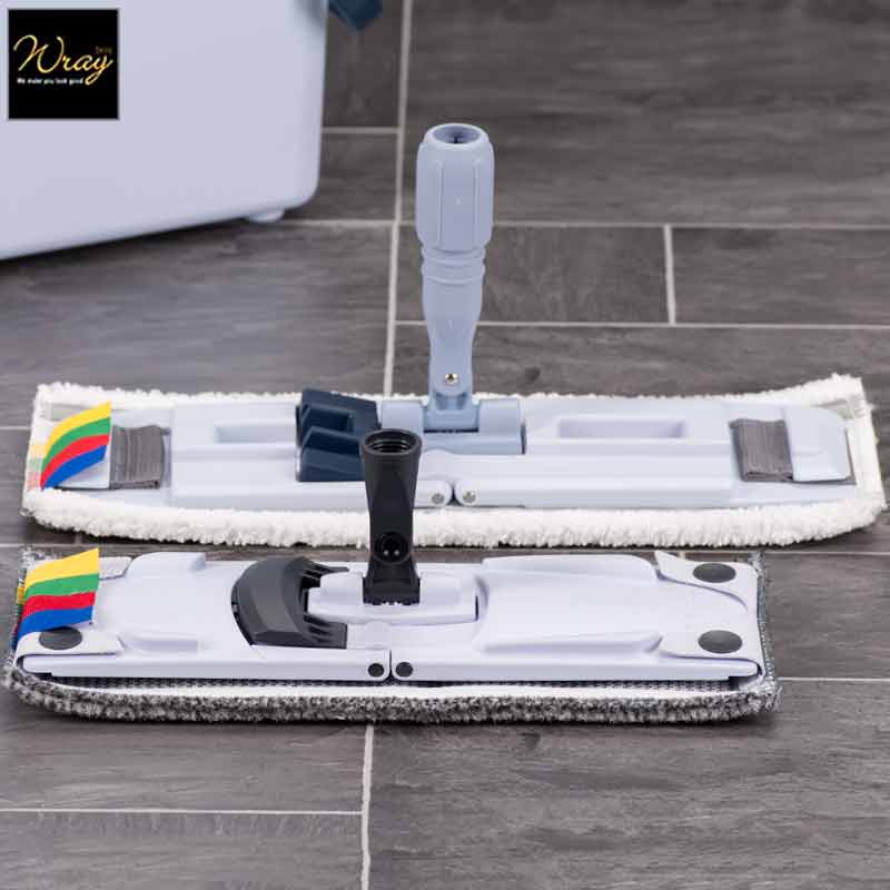 Vileda Mophalter UltraSpeed Pro – Panno Sostitutivo Per Piatto Lavapavimenti, Con Strisce Fissaggio