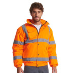 uneek high vis bomber jacket uc804