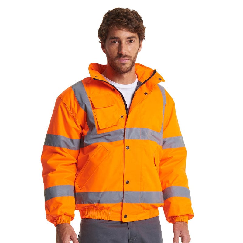 uneek high vis bomber jacket uc804