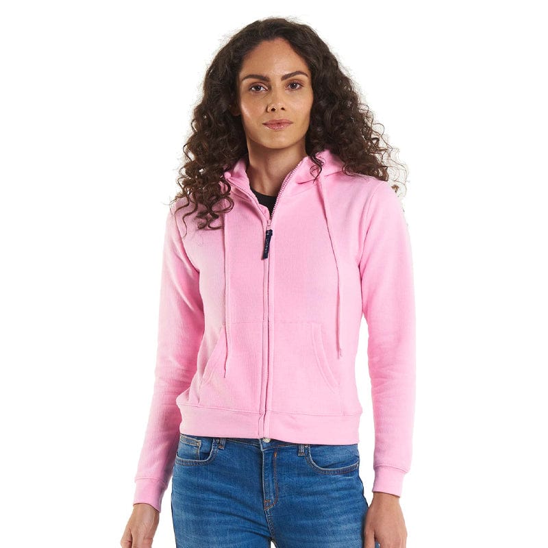 uneek ladies classic full zip hooded sweatshirt uc505