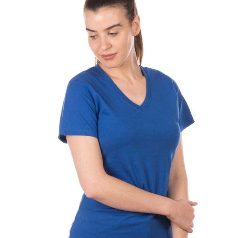 uneek ladies classic v neck t shirt uc319