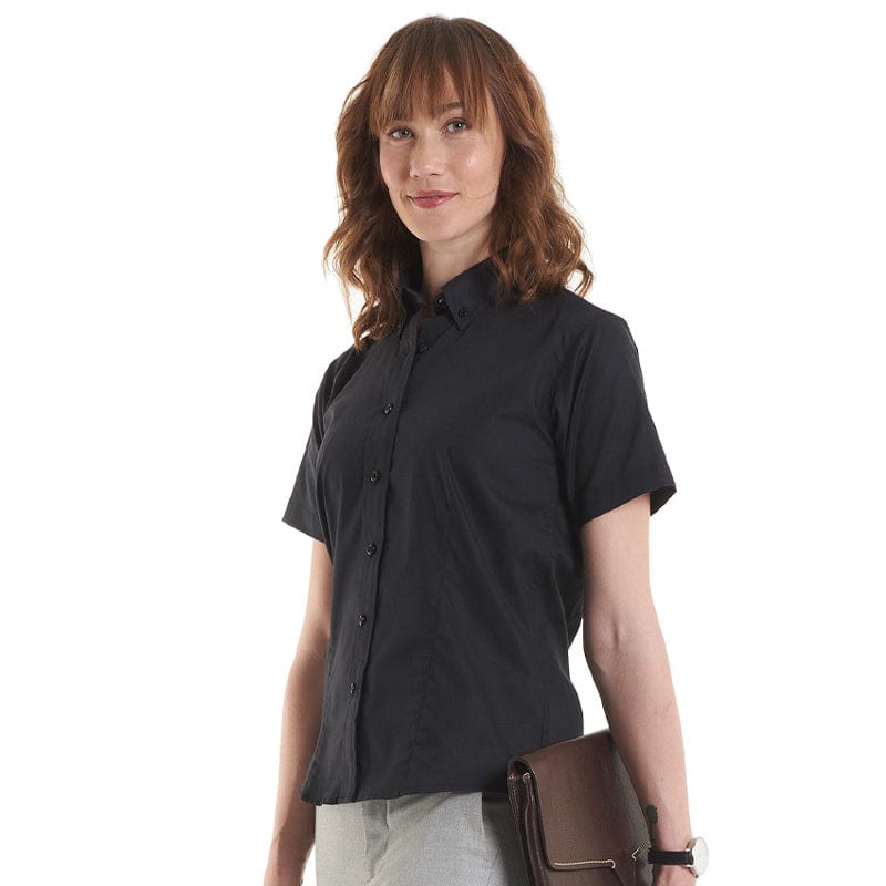 uneek ladies pinpoint oxford shirt uc704