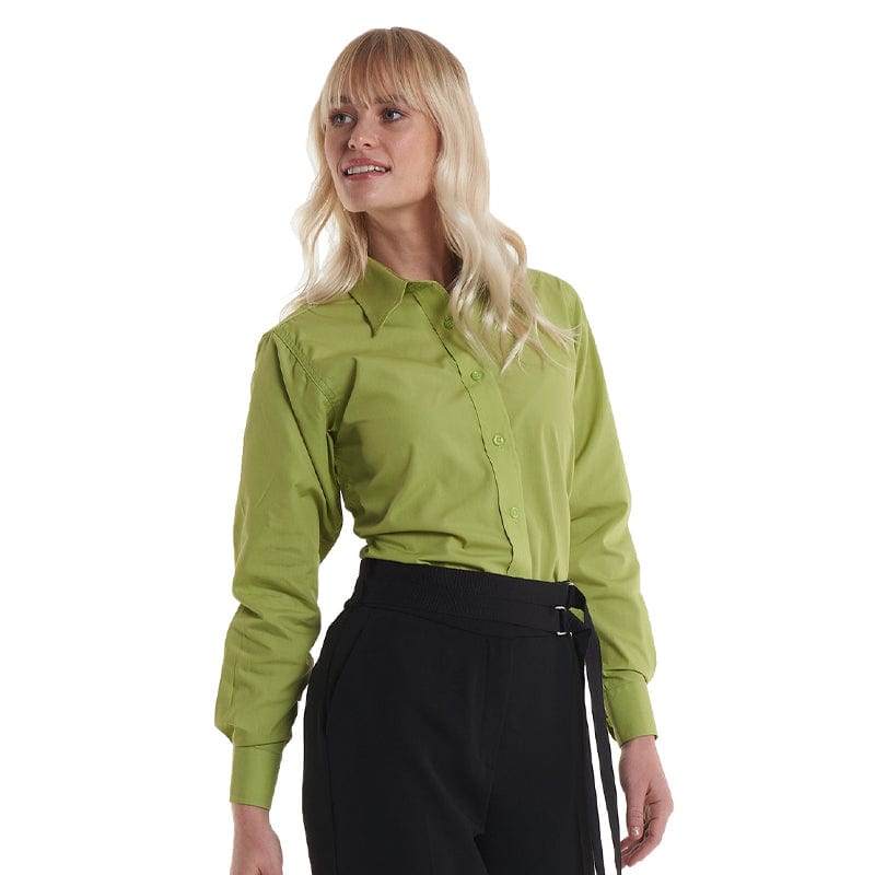 uneek long sleeve poplin shirt uc711