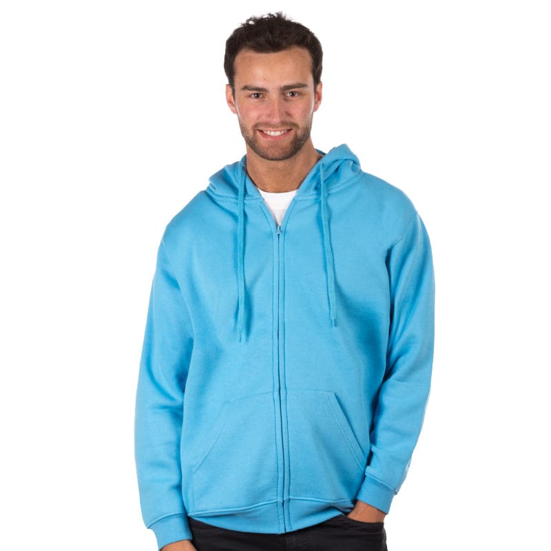 uneek mens classic full zip hooded sweatshirt uc504