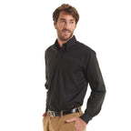 uneek mens pinpoint oxford long sleeve shirt uc701