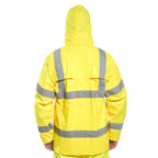 vented back rain jacket