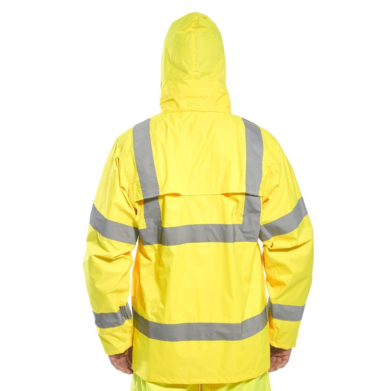 vented back rain jacket