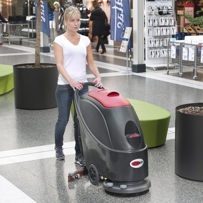 viper battery powered scrubber dryer