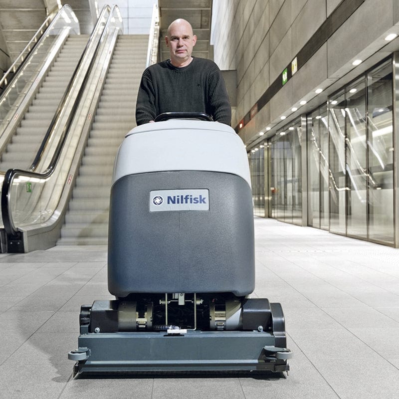walk behind scrubber dryer