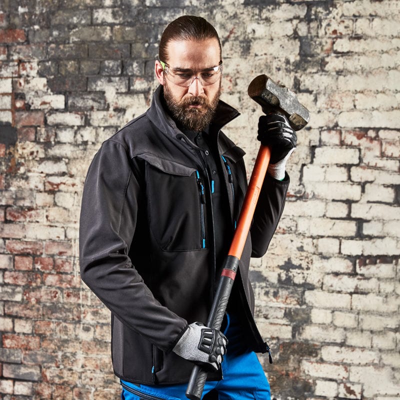 water repellent softshell jacket