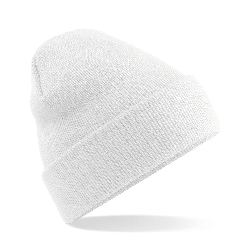 white beechfield beanie bc045