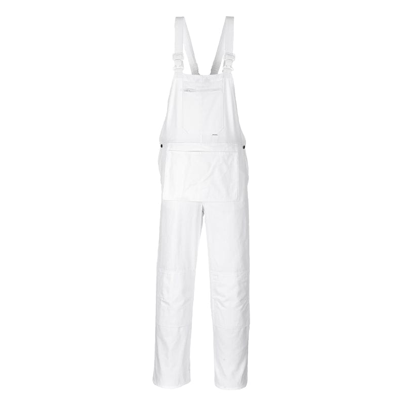 white bib and brace paint and plastering jobs