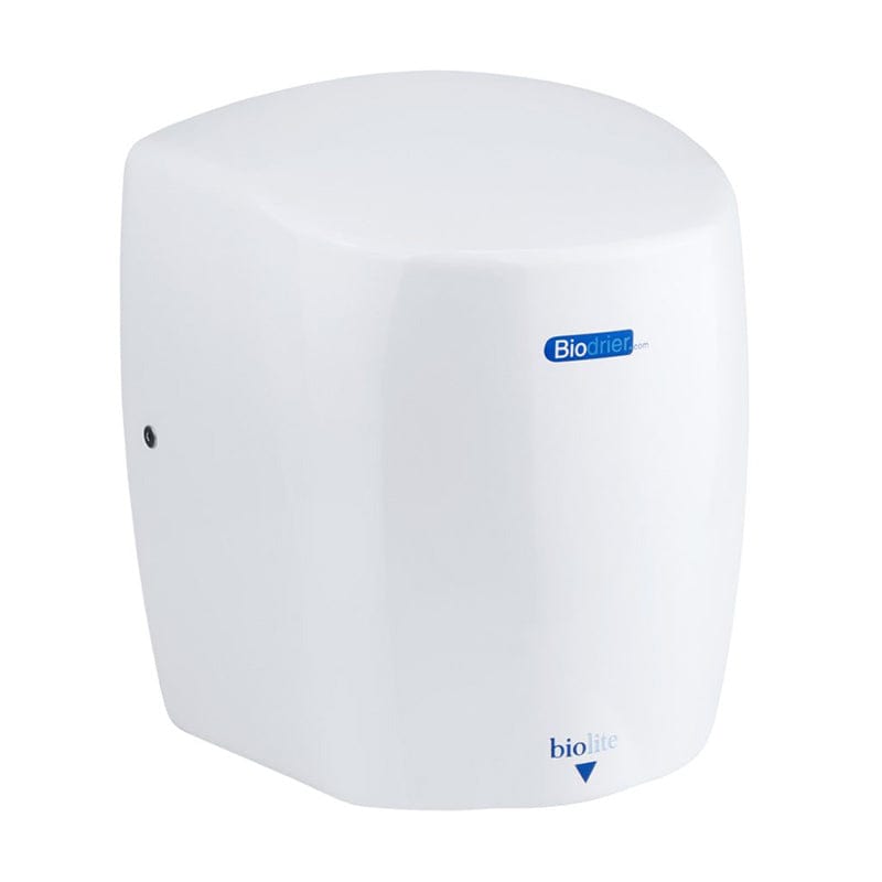 white biolite hand dryer