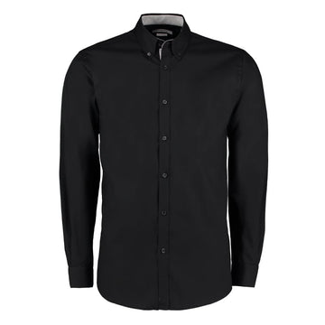Kustom Kit Contrast Premium Oxford Shirt